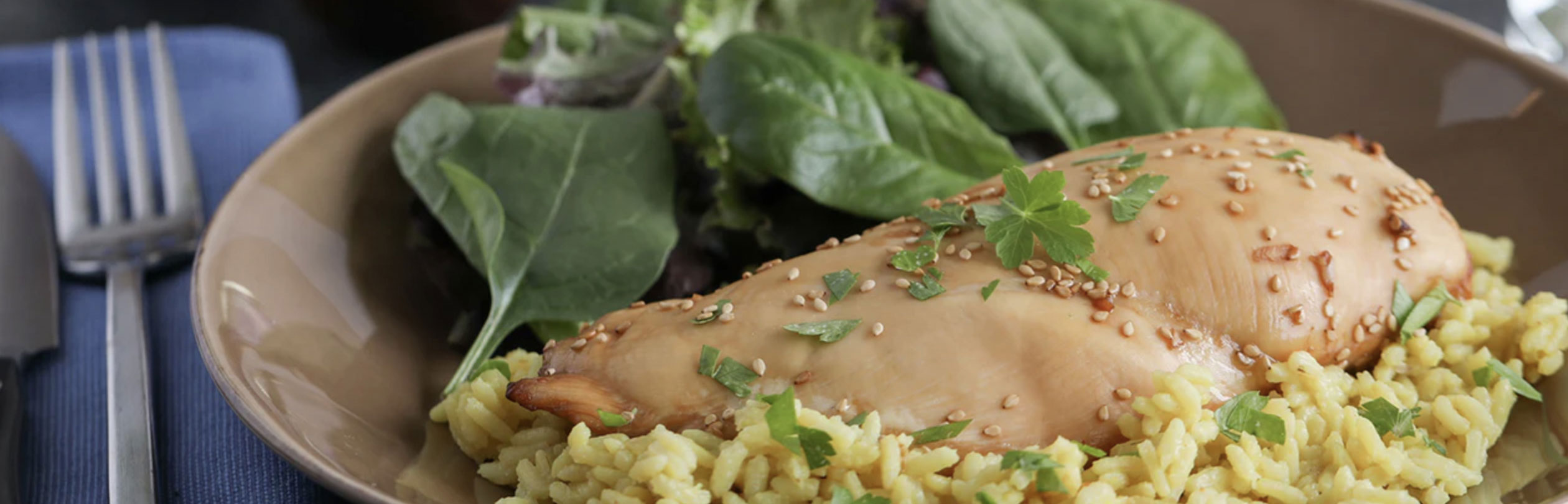 ハニーガーリックベイクドチキン 